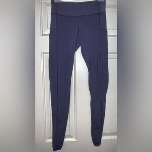 Lululemon Speed Legging w/ Pockets & Back Mesh Detailing- Size 4​